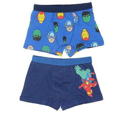 Unterwäsche Set Jungen Marvel Avengers Boxershorts Unterhemd Socken 122/128 134/140