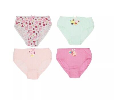 Unterwäsche Set Mädchen Peppa Wutz 6er Set Slips Unterhemden 98/104 110/116