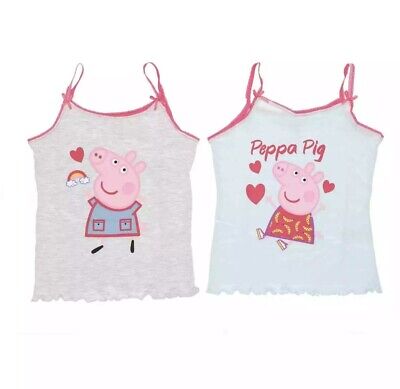 Unterwäsche Set Mädchen Peppa Wutz 6er Set Slips Unterhemden 98/104 110/116