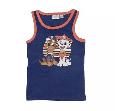 Unterhemd Jungen Paw Patrol Tanktop Unterwäsche 2er Pack 98/104 110/116