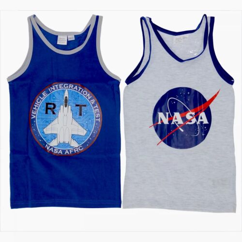 Unterwäsche Jungen NASA Unterhemd 110/116 2er Pack